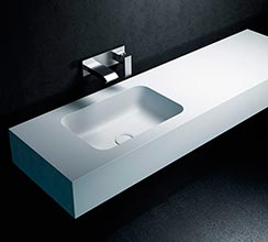 Lavabos y encimeras de Corian